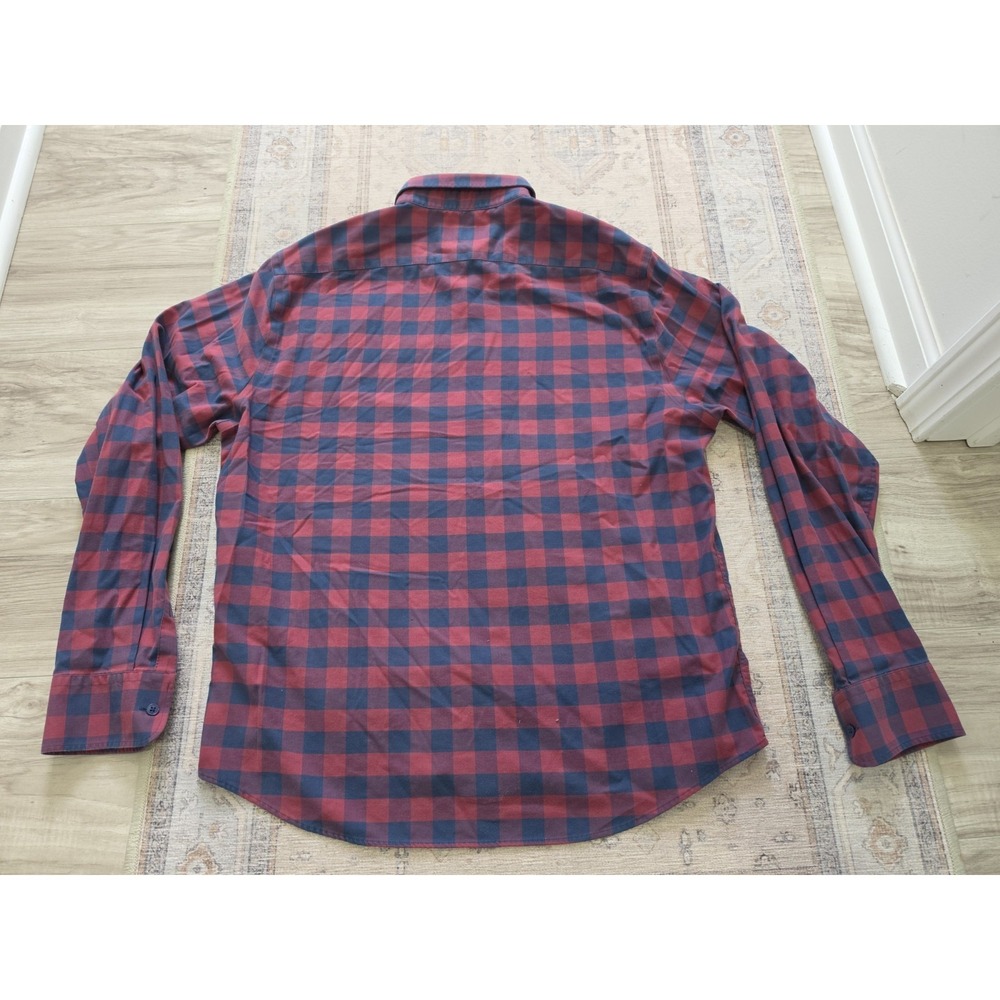 Twillory Button Shirt Mens Large Blue Red check - Picture 7 of 8